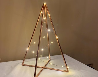Hand made copper Christmas tree