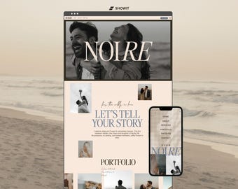 Bold and Timeless Showit Website Template for Photography Portfolio Blog and About Pages No Code Needed and Fully Editable Ready to Launch