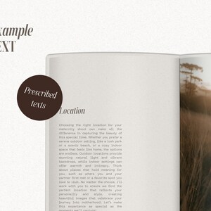Maternity Photography Template Pregnancy Photoshoot Guide Canva Template Photographer Marketing Materials Client Welcome Packet Maternity Photography Marketing Newborn Photography Branding Template Photography Template