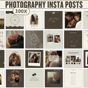 Instagram-sjabloon voor fotograaf Marketing Social-mediasjabloon Trouwfotografie Instagram-berichten Verhaalontwerp Fotografiepromotie