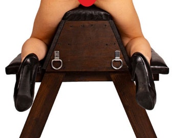 Horse bdsm, Portable Bench banch bdsm, Bondage, Flogging and Exotic sex, leather and wood, Sale of remaining stock from the warehouse