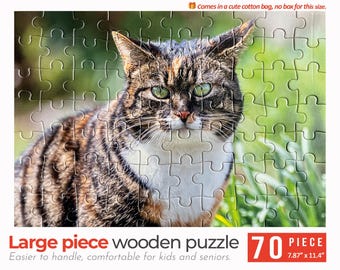 Puzzle photo en bois personnalisé | Souvenir personnalisé