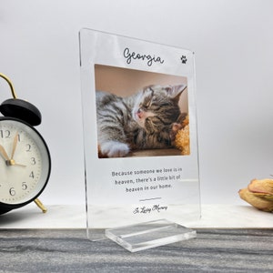 Personalized Pet Memorial Gift, Dog Memorial Plaque, Pet Memorial Gift, Cat Memorial Plaque, Pet Loss Gift, Pet Memorial Gift, zdjęcie 3