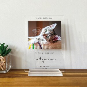 Cadeau personnalisé pour maman chat : cadeau ronronnant pour l'anniversaire de maman ou la fête des mères ! Cadeau pour elle, cadeau d'anniversaire de maman, cadeau de mère, meilleure maman chat
