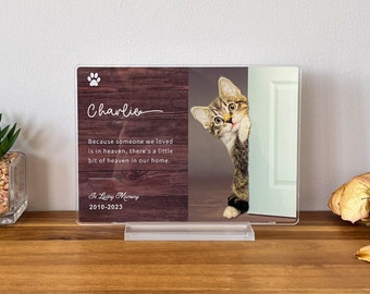 Personalized Pet Memorial Gift, Dog Memorial Plaque, Pet Memorial Gift, Cat Memorial Plaque, Pet Loss Gift, Pet Memorial Gift