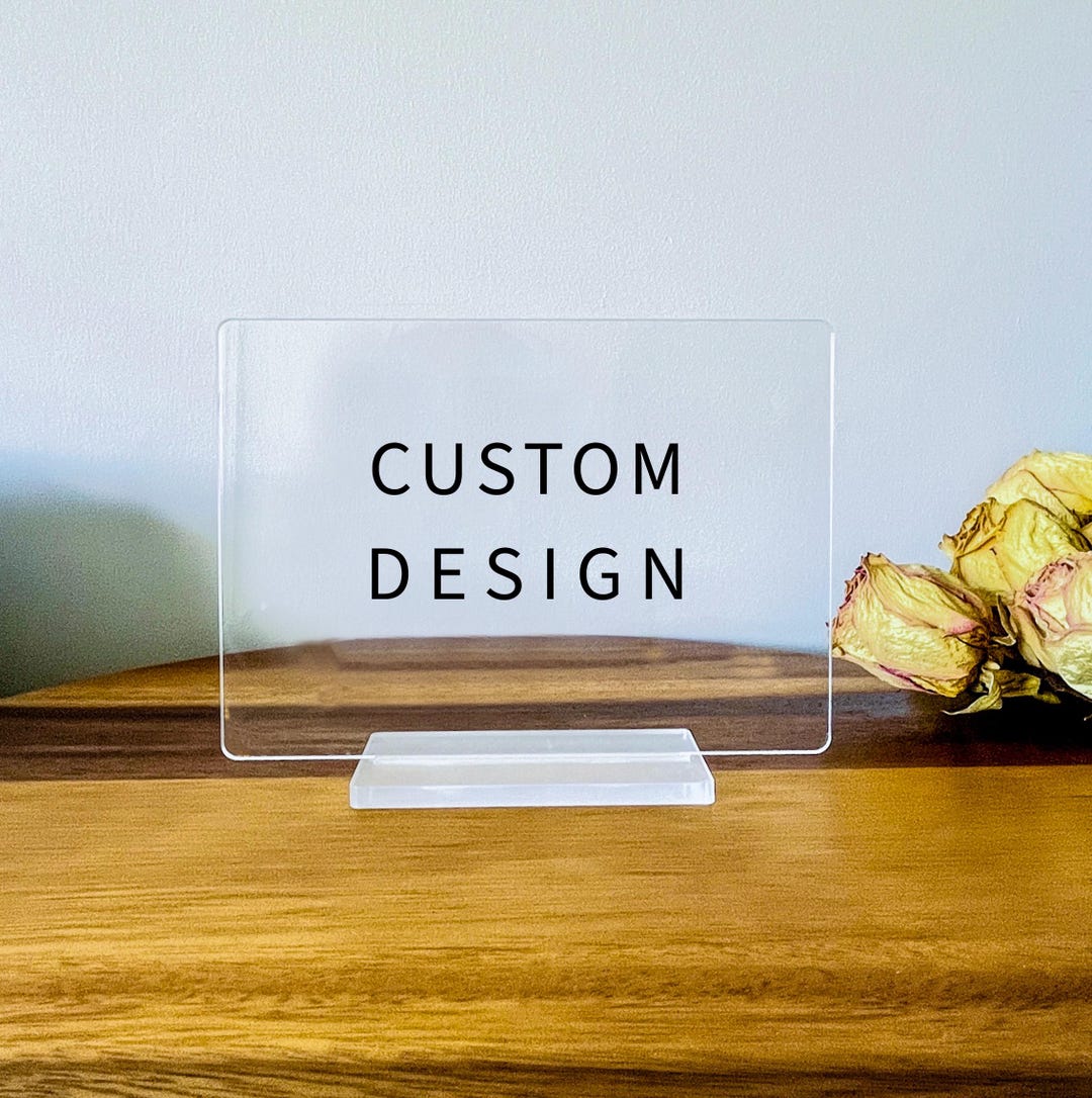 Custom Acrylic Photo Plaque • Personalized Gift - Etsy