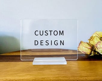 Custom Acrylic Photo Plaque • Personalized Gift
