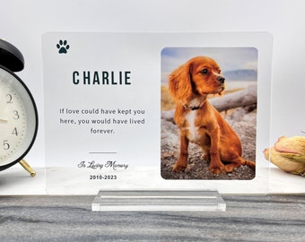 Personalized Pet Memorial Gift, Dog Memorial Plaque,  Cat Memorial Plaque, Pet Loss Gift, Pet Memorial Gift Christmas Gifts |