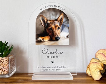 Personalized Pet Memorial Gift, Dog Memorial Plaque, Pet Memorial Gift, Cat Memorial Plaque, Pet Loss Gift, Pet Memorial Gift,