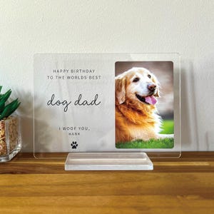 Célébrez l'amour de papa pour les chiens : cadeau personnalisé pour papa chien | Surprise sincère pour la fête des pères, cadeau personnalisé pour parent d'animal de compagnie, meilleur papa chien de tous les temps
