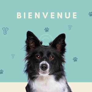 Affiche Cartonnée A6 "Bienvenue"
