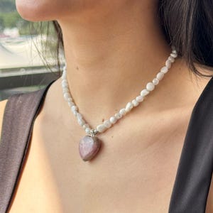 Moonstone Beaded Necklace Choker, Dainty Moonstone Necklace, Pendant Necklace, Gemstone Necklace, Minimalist Necklace, Her Birthday Gift