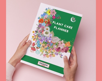 Printable and Interactive PDF Document for Plant Lovers: Personalized Growth & Care Tracker - Plant Planner