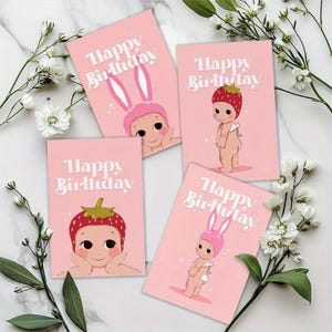 Carte d'anniversaire Sonny Angel - Une seule ou plusieurs emballages