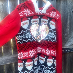 Sequin Hoodie Dress