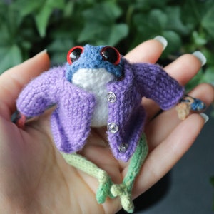 Knitted Sweater 2 in 1 -Sweater/Cardigan for Knitted Frog