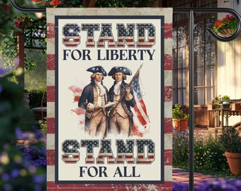 Bandeira Patriótica do Jardim: Apoie a Bandeira do Liberty Yard