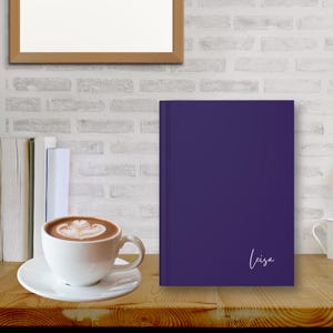 Personalized Hardcover Journal: Custom Text Notebook, 150 Lined Pages