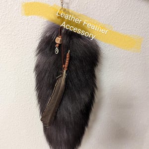 Leather Feather accessories!