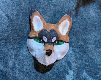Gray wolf Therian mask!