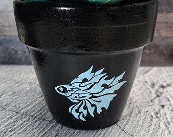 4 Inch Succulent Pot - Betta Fish