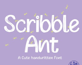 ScribbleAnt - Niedliche handgeschriebene Schrift (OTF, TTF)