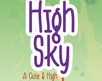 HighSky Handgeschriebene Sans Serif Schriftart, Clean Lettering für Goodnotes Digital Notes, OTF TTF