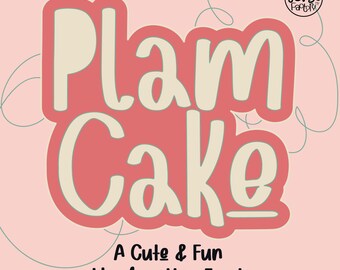 PlamCake Font – Cute Handwritten Font for Goodnotes (OTF, TTF) (Personal Use)