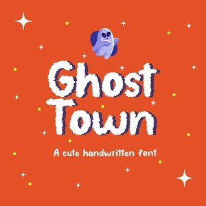 Police GhostTown - police manuscrite, police halloween, police pour procréer, polices de caractères, police soignée, manuscrite, police de caractères, police moderne