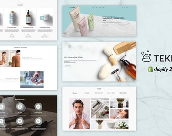 Tekko - Beard Oil Shop & Salon Spa Shopify Theme - Instant Download