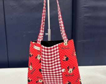 Handmade Minnie Mouse Toddler Purse: Red & White Kid's Bag
