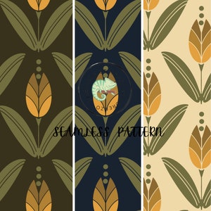 TULPEN DES PARADIESES Nahtlose Wiederholung jpg, Frühlingstulpen-Muster, helle Frühlingsblumen, adrette Frühlings-nahtlose Designs, Hintergrundpapier