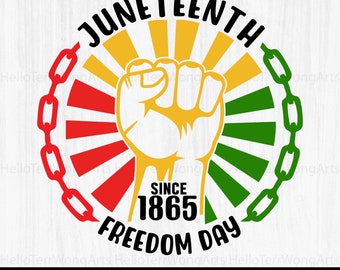 Juneteenth SVG, Historia Negra SVG, Black Power SVG, Regalos de Mujer Negra Svg, Desde 1865 Svg, Día de la Libertad Svg, Archivo Svg Cricut, Sublimación Png