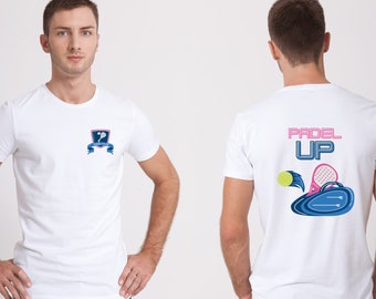 Camiseta Padel Tennis, Camiseta Padel Up, Herre Padel T-Skjorte, Padel T-skjorte til Herre, Padel Camiseta, Gave til Padel Spillere