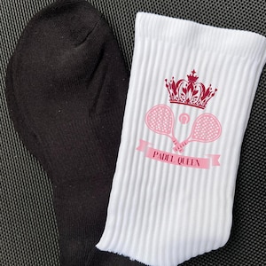 Women&#39;s Padel Socks Performance Tennis Athletic Sports Padel Gift for Player Ladies Paddle Socks