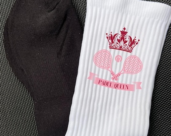 Women's Padel Socks Performance Tennis Athletic Sports Padel Gift for Player Ladies Paddle Socks