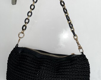 black evening bag
