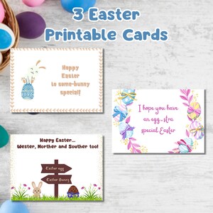 Difunda alegría con divertidas tarjetas de Pascua, deseos de Pascua imprimibles, tarjeta de felicitación de conejito, tarjeta de feliz Pascua, tarjeta de felicitación de Pascua, conejito de Pascua
