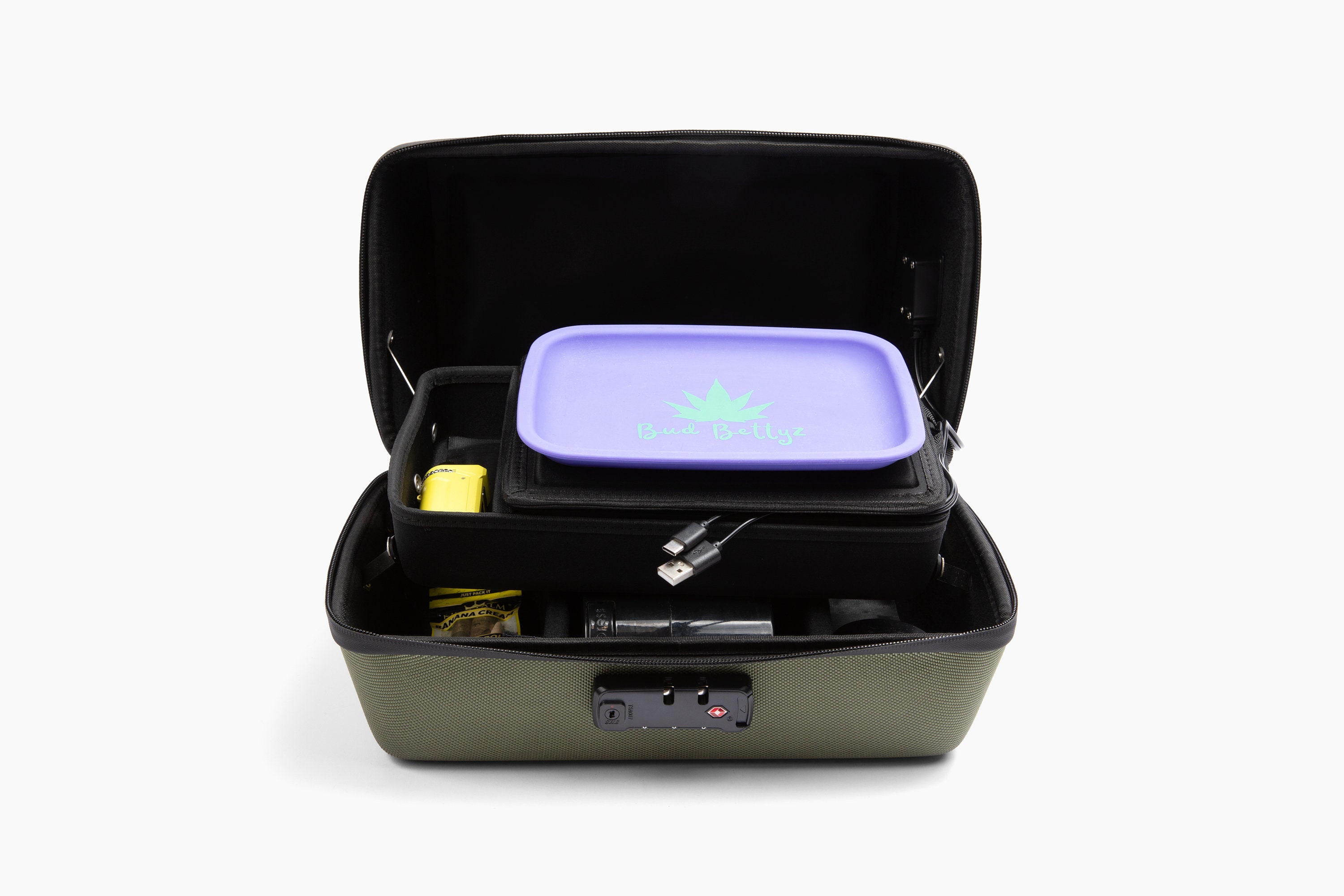 Smell-proof Lockable Stash Box – Portable Cannabis Storage With