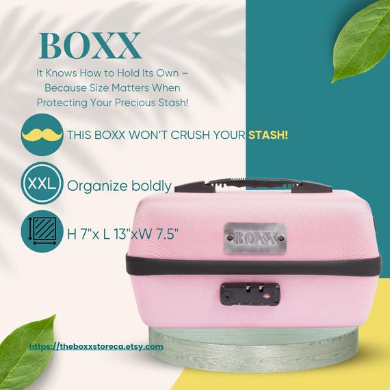 Smell-proof Lockable Stash Box – Portable Cannabis Storage With