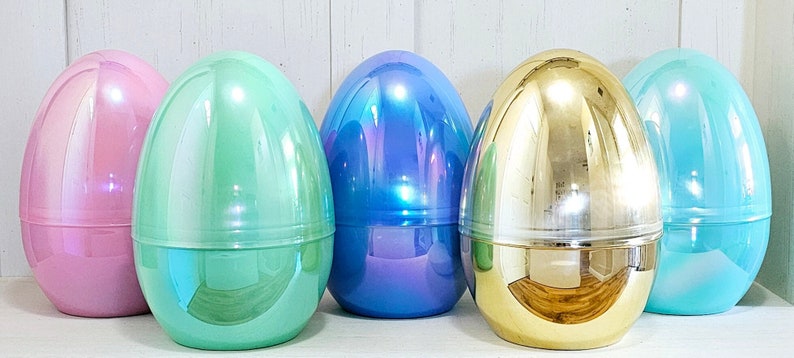 12 Personalized Iridescent Egg image 1