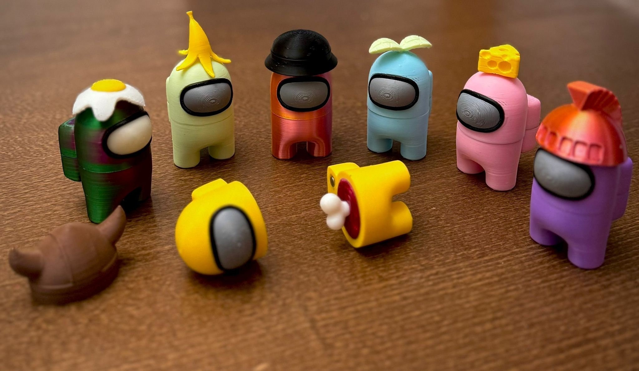 Us Crewmate Figures Juguetes De Among Us Action Figures Juguetes