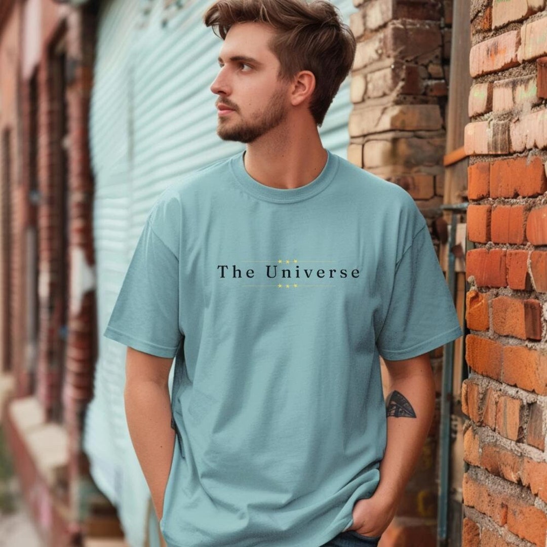 Universe Print Crewneck T-Shirt main image 1