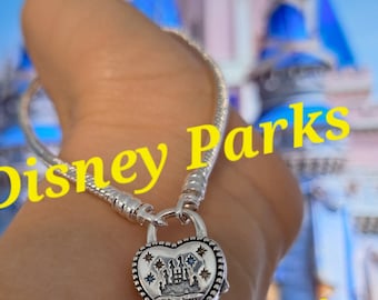 Disney parks pandora heart clasp moments bracelet silver 925