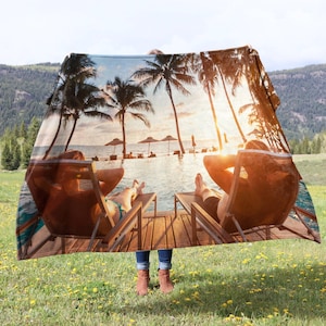 Personalized Photo Blanket Double Sided, Photo Blanket Minky, Memorial Blanket, Anniversary Gift, Couples Gift, Gift for Her, Custom gift