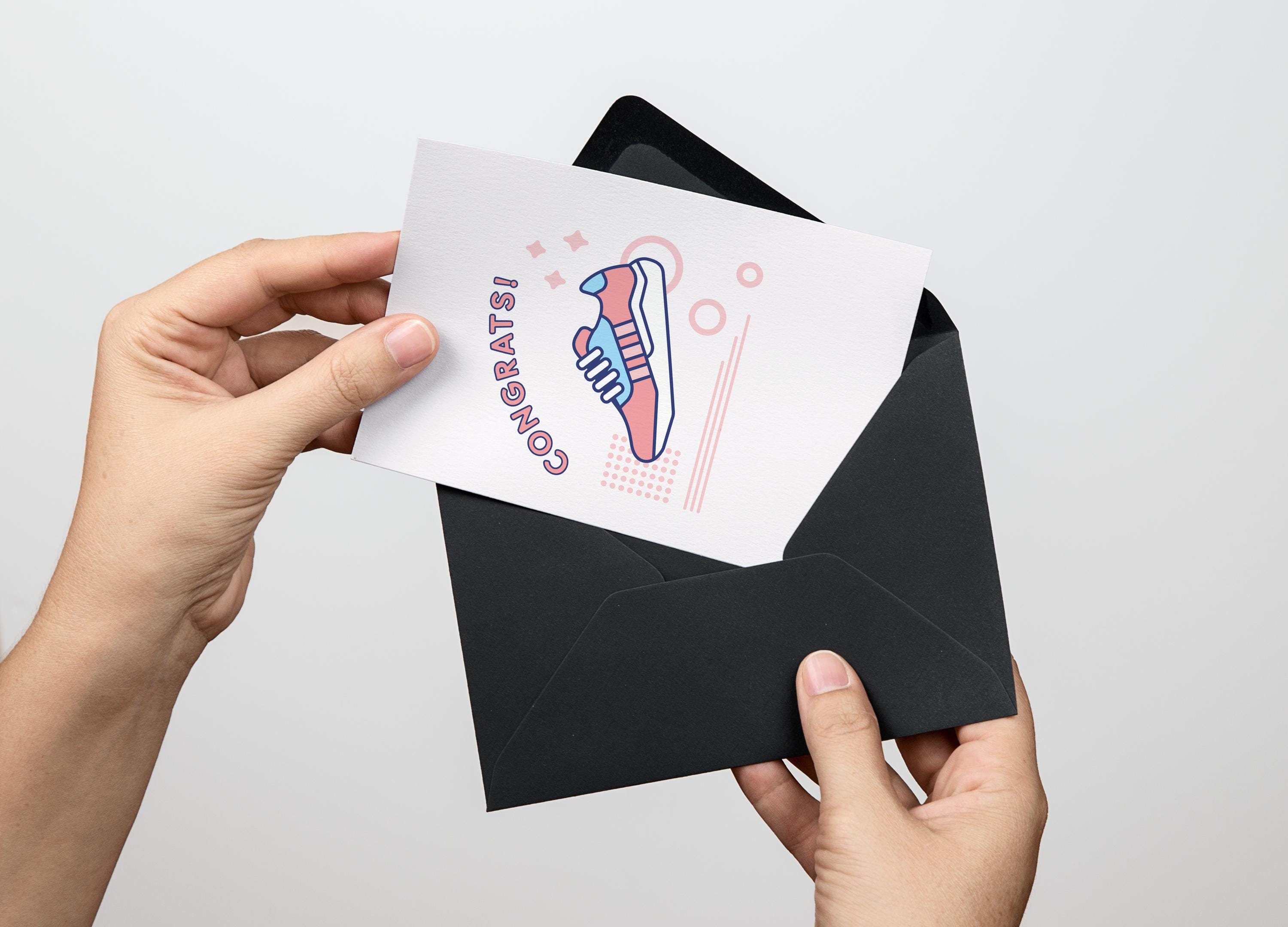 Running Race Congrats Post Cards (set of 10) - Etsy