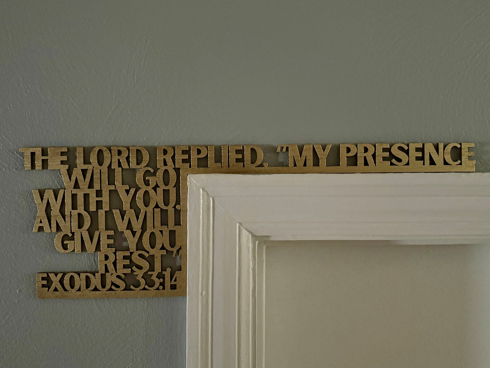 Personalized Bible Verse Door Hanger - Etsy