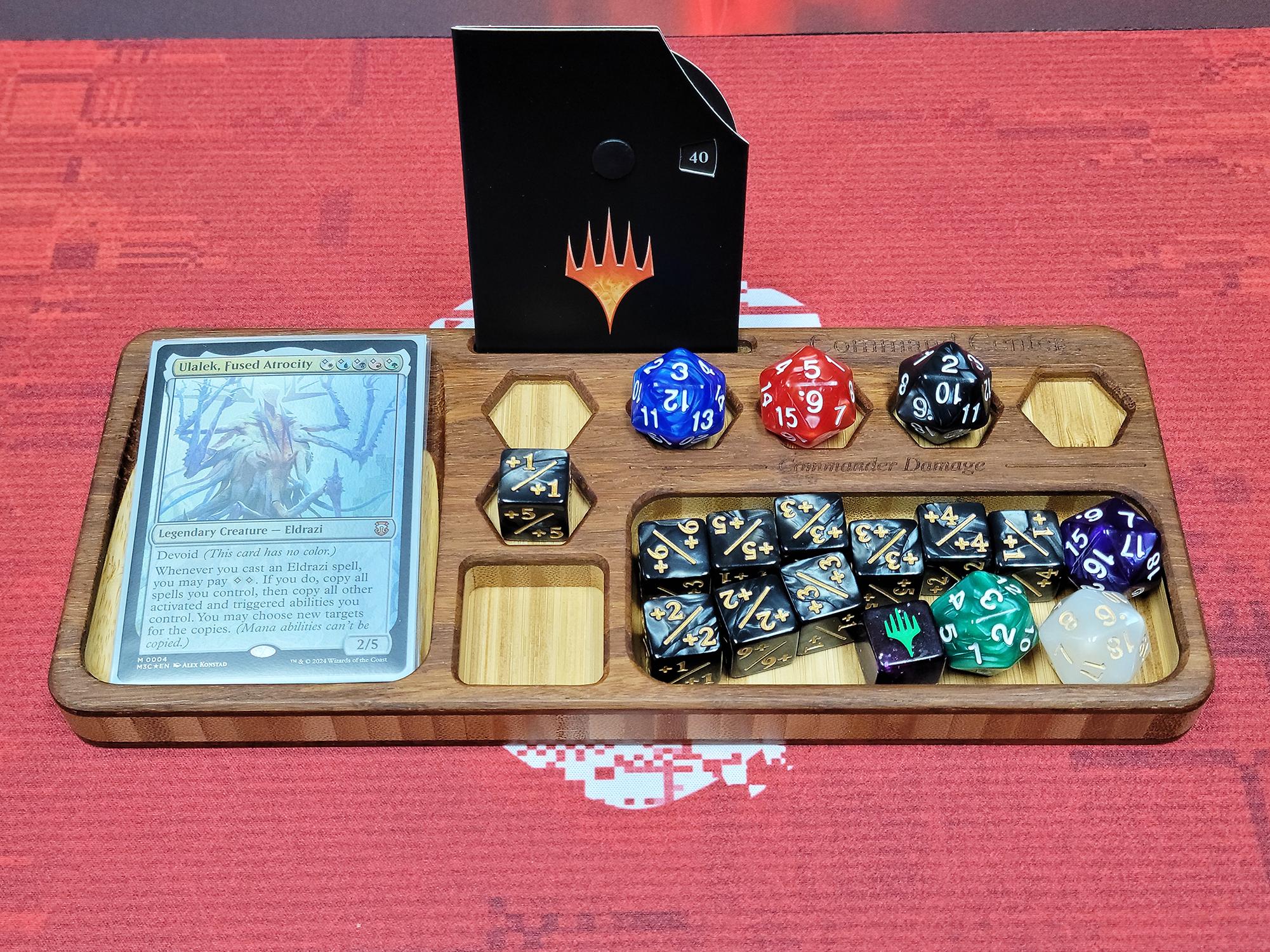 Personalized Wooden MTG Commander Tray: Handcrafted EDH Command Zone - Etsy