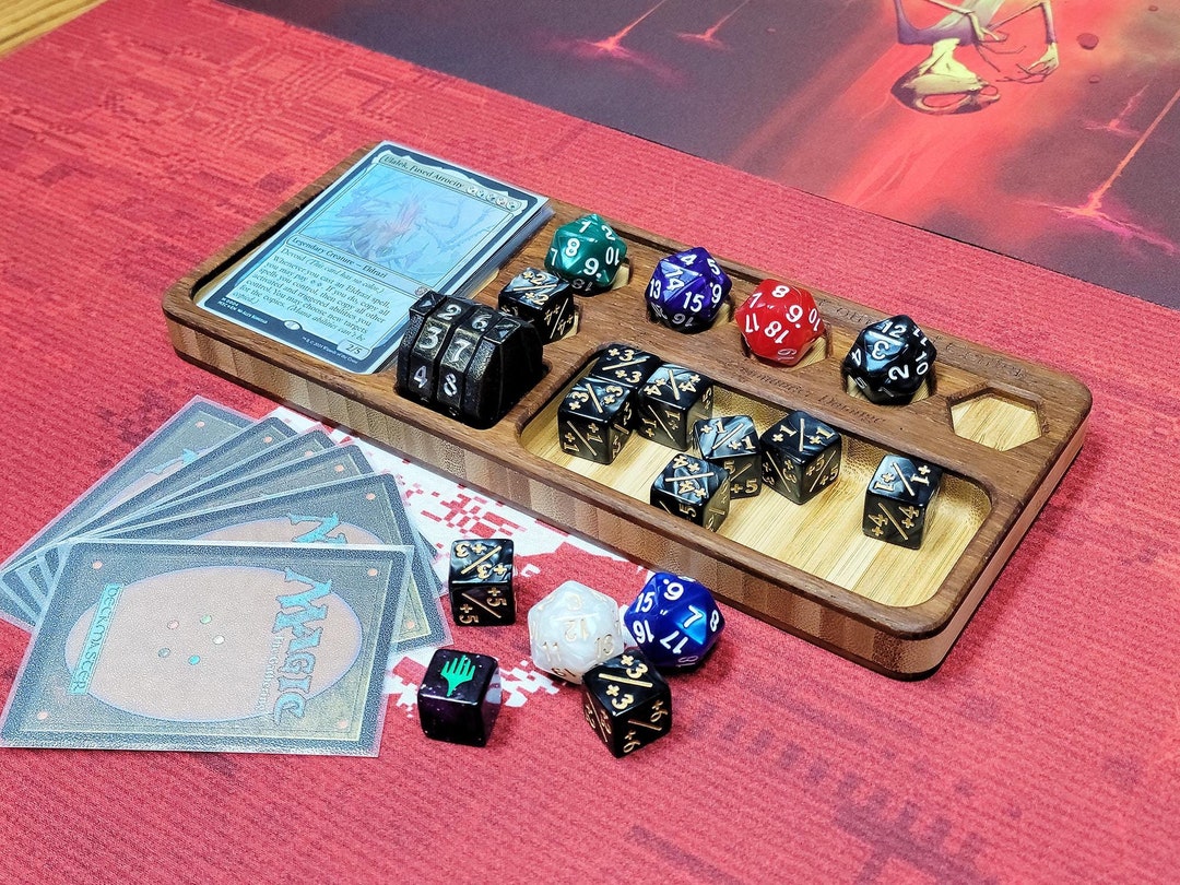 Personalized Wooden MTG Commander Tray: Handcrafted EDH Command Zone - Etsy