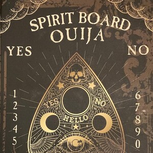 Ouija board planchette - Digital Download - Canvas Poster, Fairy Core - Retro Style Sign One of A Kind Print - Custom Made AI Designed Art